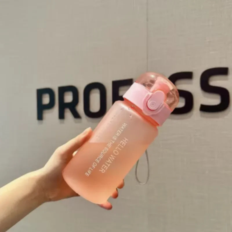 550ml BPA Free Sport Water Bottle Leak Proof Reusable Plastic Flask