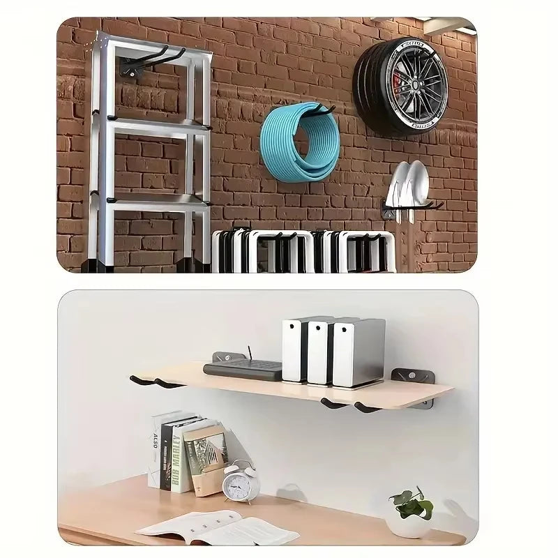 Heavy Duty Garage Wall Hooks Tool Storage Organizer Metal Hanger Rack