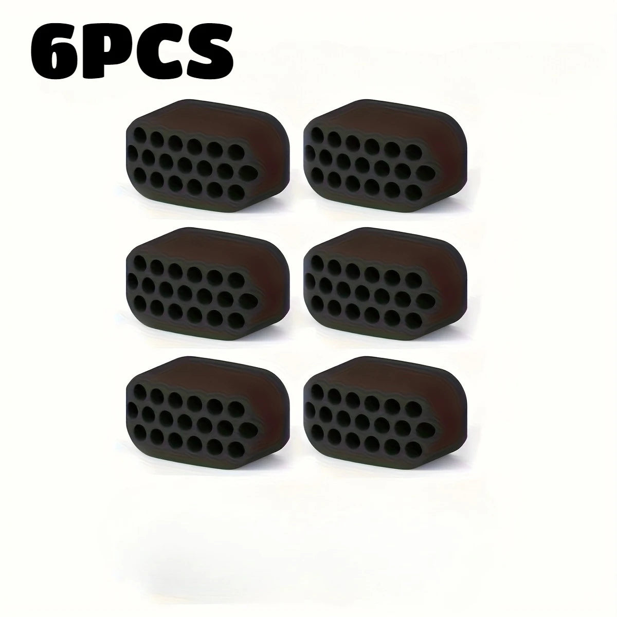 6Pcs Jaw Exerciser Facial Muscle Trainer Silicone Jawline Shaper Tool - 19