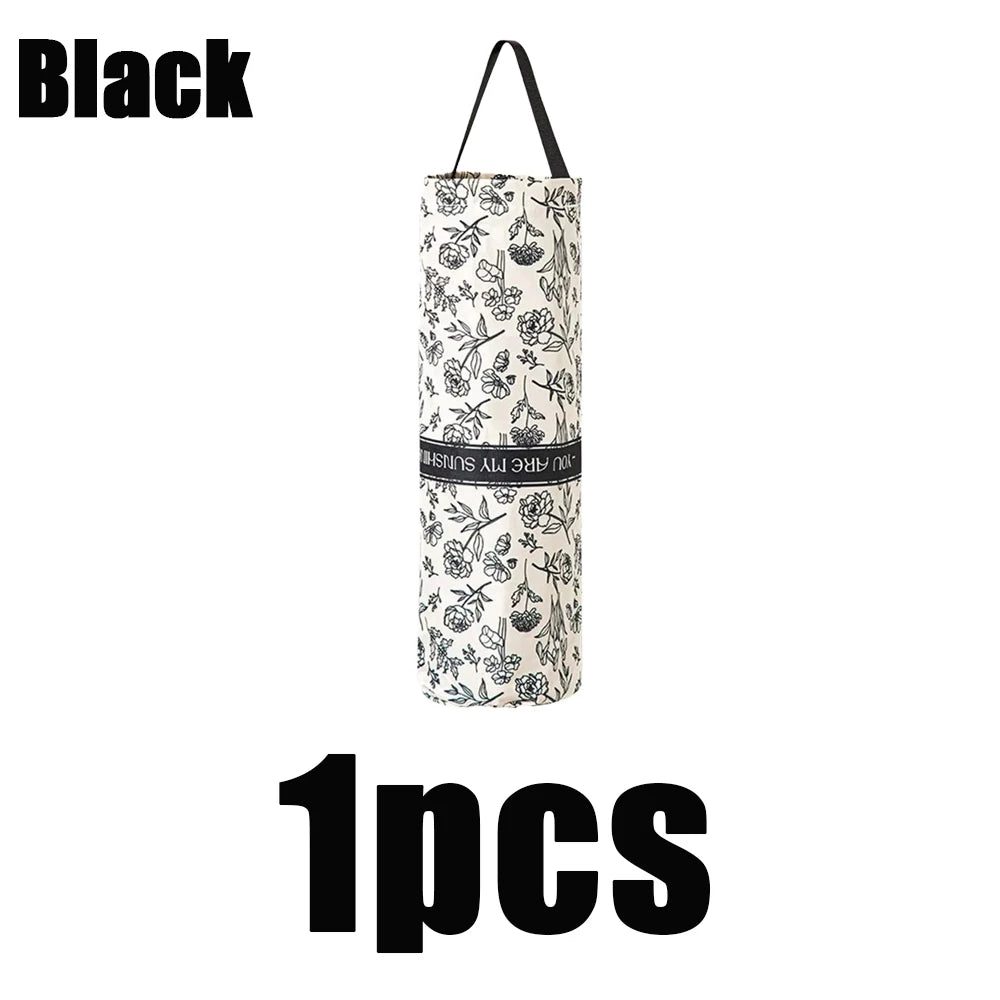 Wall Mounted Grocery Bag Dispenser Plastic Bag Storage Organizer Holder - 16