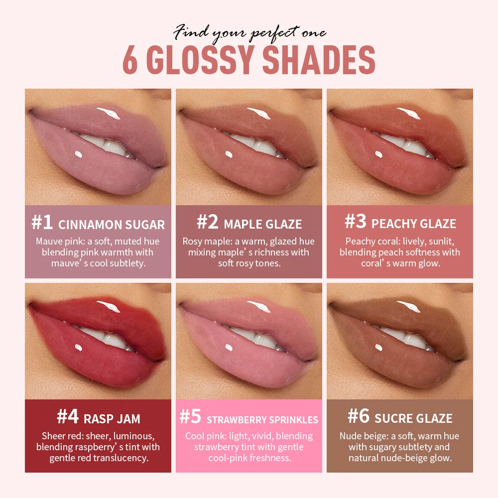 Lakerain Tinted Lip Serum Gloss Moisturizing Balm - 11