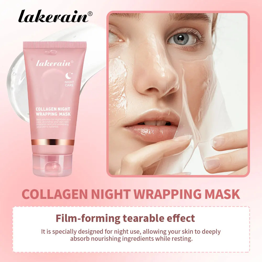 Korean Collagen Overnight Wrapping Peel Off Face Mask Duo