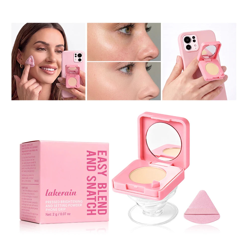 Lakerain Matte Foundation Stick and Pressed Setting Powder Kit - 2