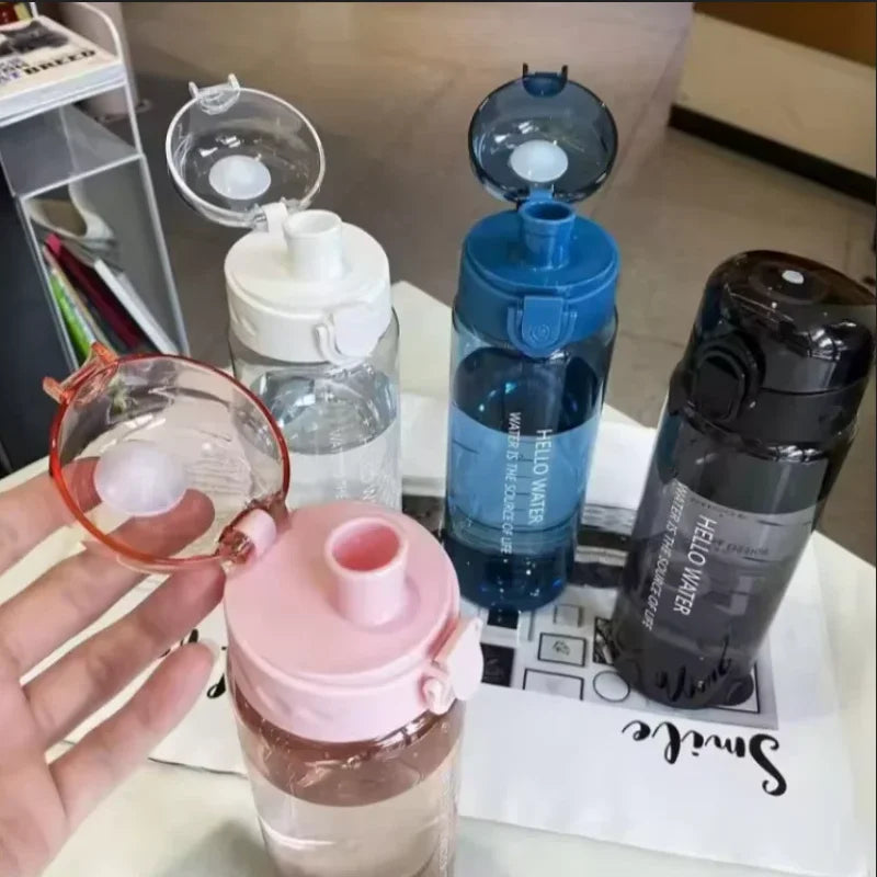 780ml Sports Water Bottle Leakproof Gym Travel Hydration Flask