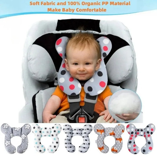 Baby Travel Neck Pillow U Shaped Support for Car Seat and Stroller
