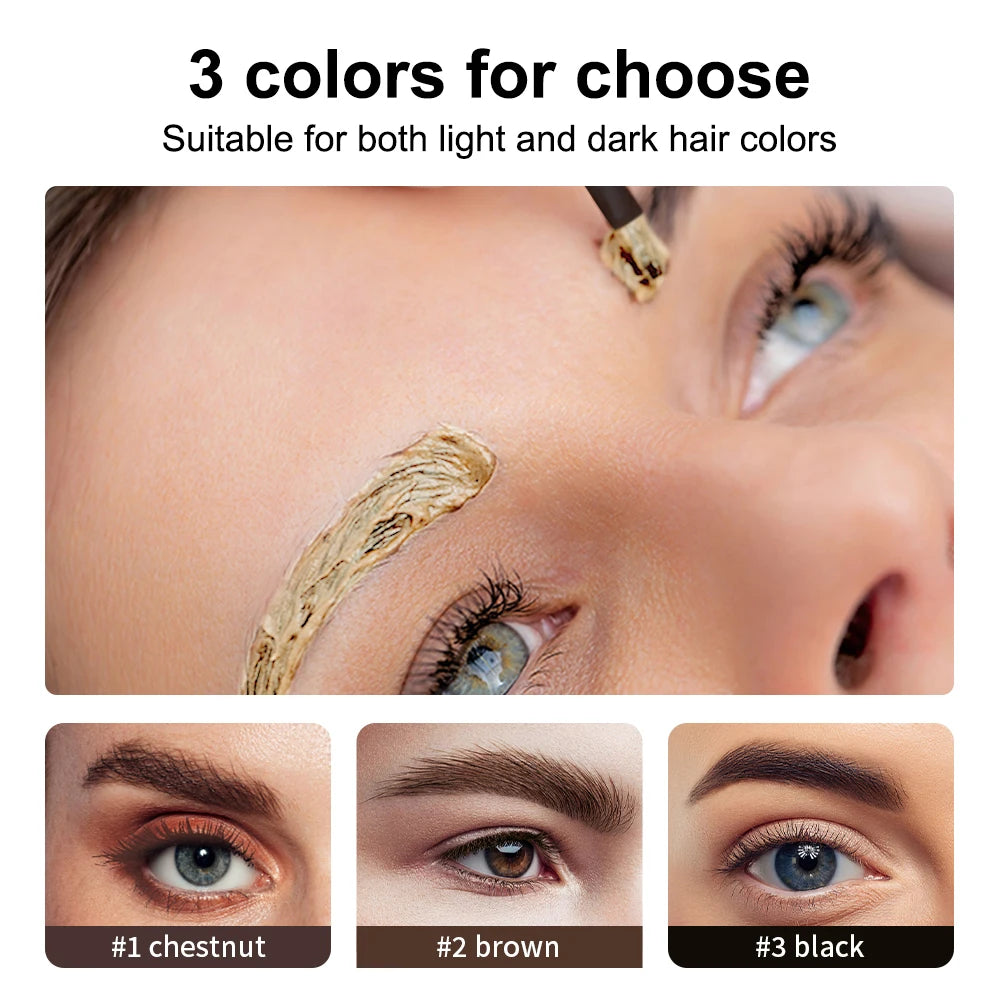 Lakerain Eyelash And Brow Tint Kit Waterproof Eyebrow Makeup Dye Set - 5