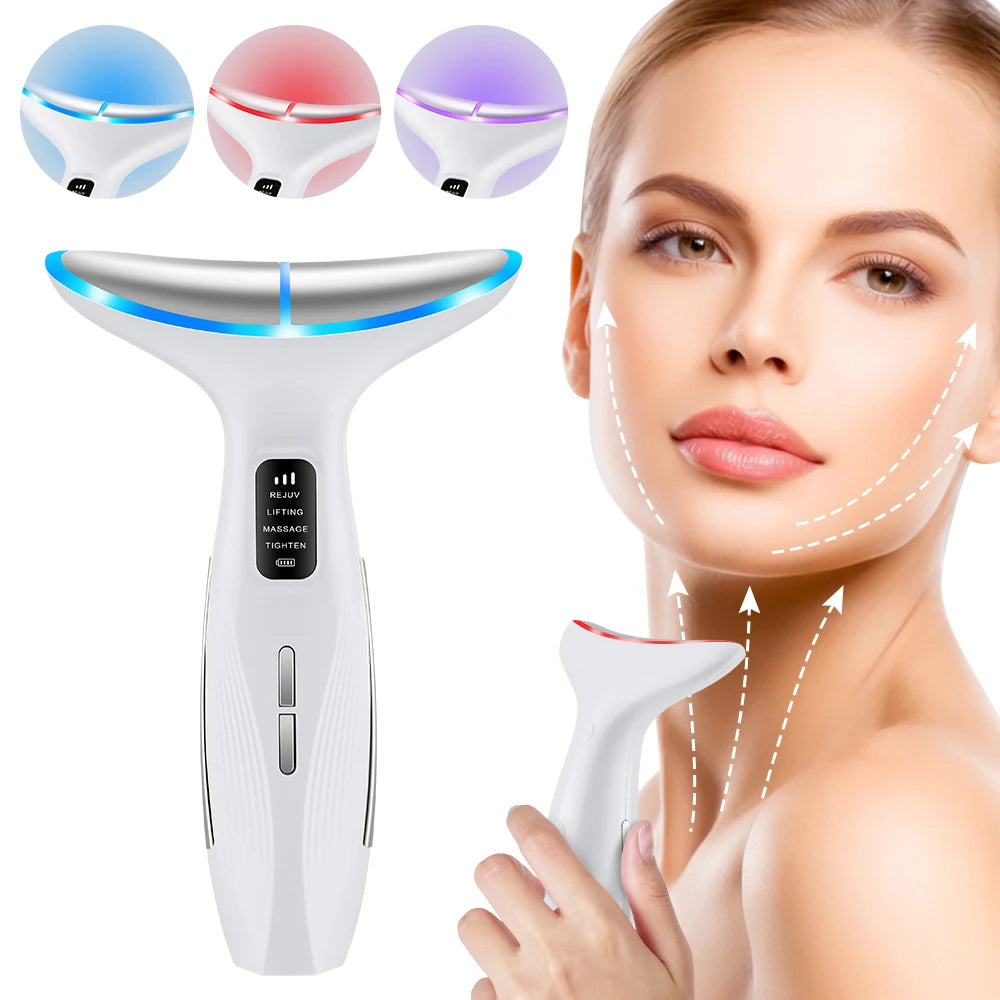 LED Neck Beauty Instrument Face Lifting Massager
