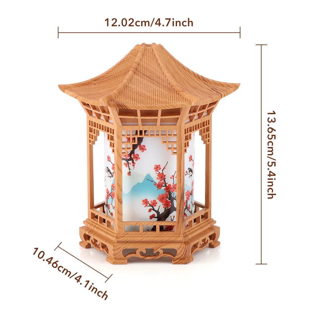 Chinese Style Pavilion Humidifier & USB Night Light - 14