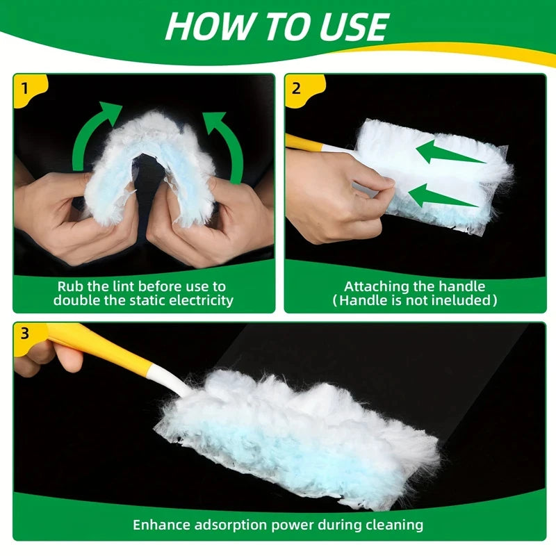 Disposable Duster Refills for Swiffer Cleaning Cloths Dusting Tool