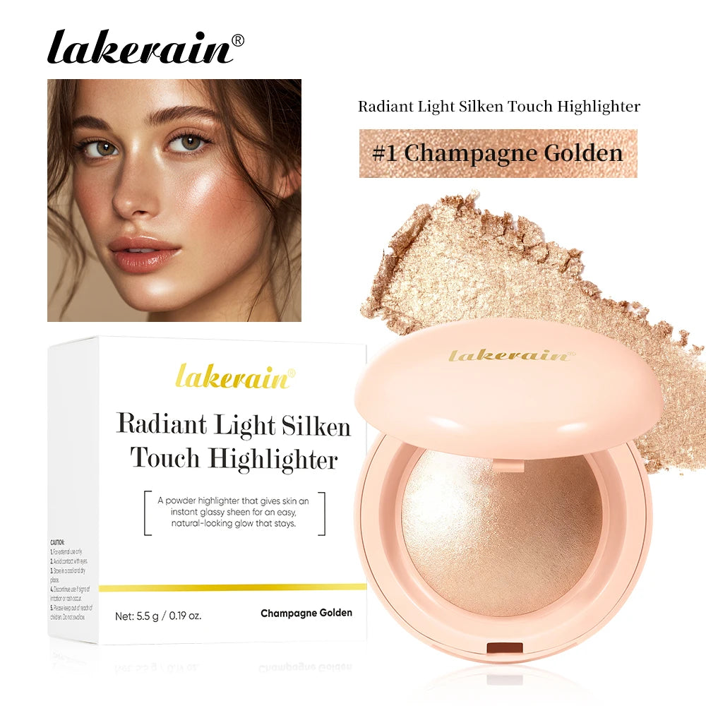 Silken Touch Highlighter Powder Glow Shimmer Illuminator Makeup - 19