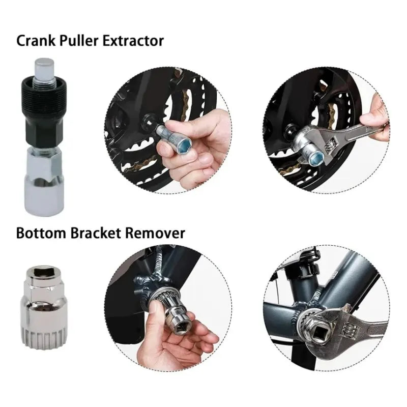 6-Piece Professional Bike Tool Kit Bicycle Repair and Maintenance Set