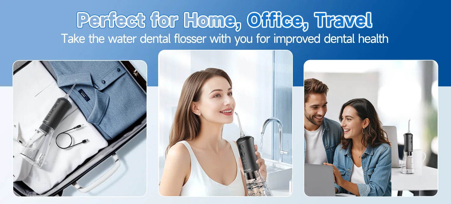 Water Flosser Teeth Cleaner Rechargeable Oral Irrigator - 14