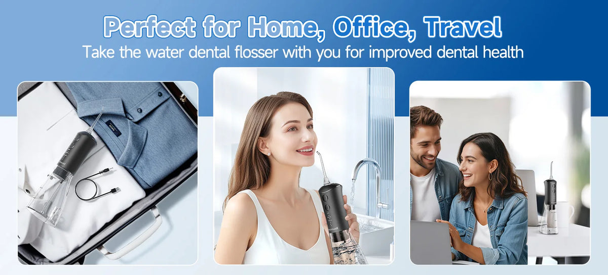 Water Flosser Teeth Cleaner Rechargeable Oral Irrigator