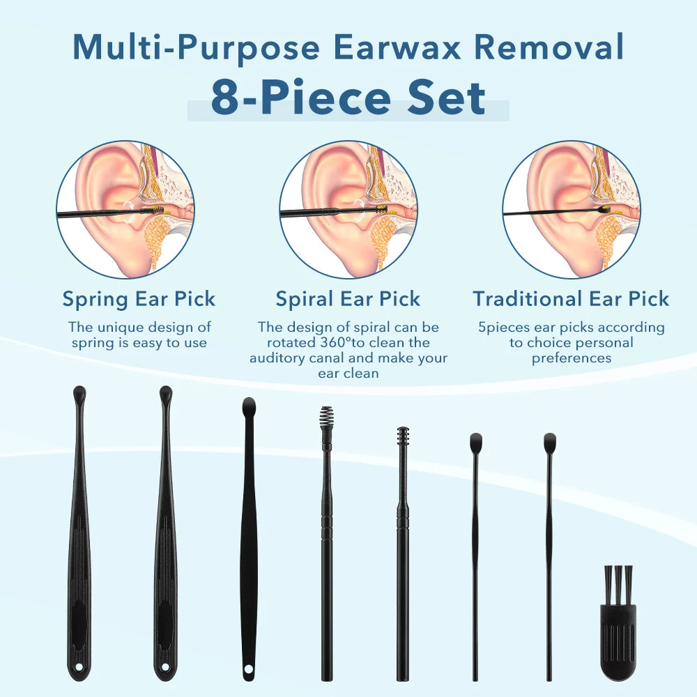 Electric Baby Nasal Aspirator & Ear Wax Removal Kit - 6