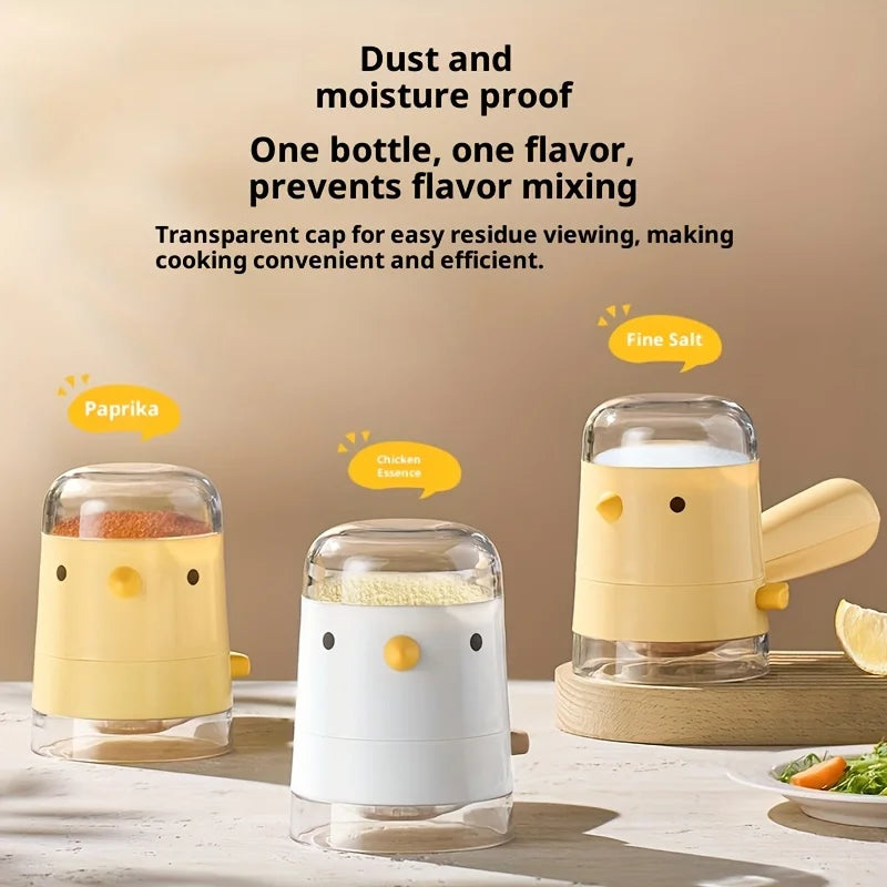 Bird Shaped Quantitative Salt Dispenser Precise Seasoning Control Jar - 3