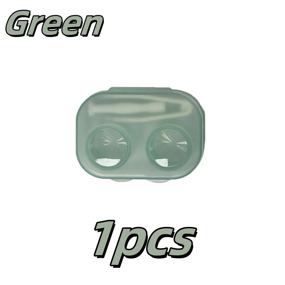 Portable Contact Lens Case Set Travel Storage Box with Tweezer Tool - 17