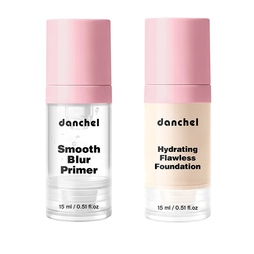 Makeup Primer and Liquid Foundation Set - 6