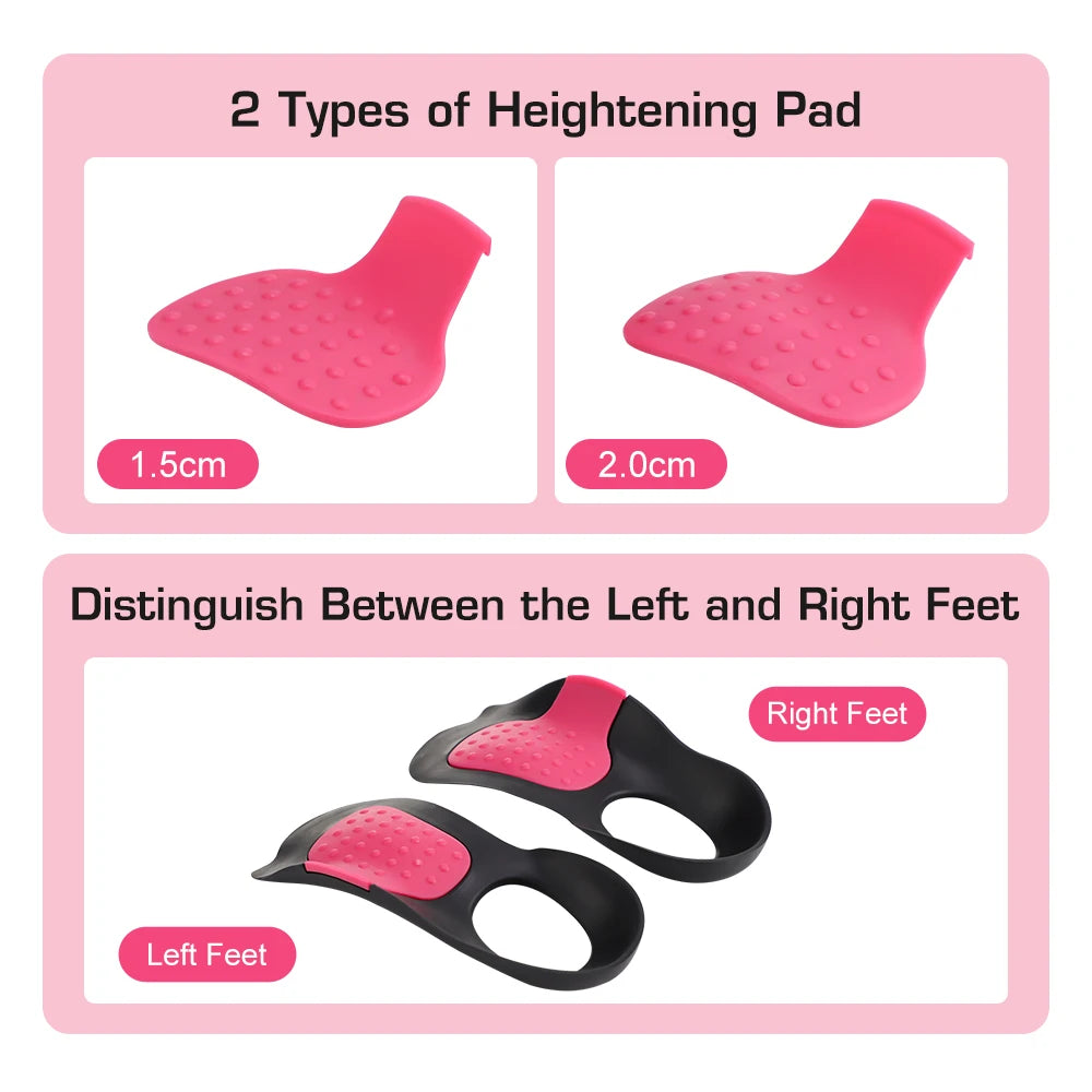 TPE Arch Support Insoles Flat Feet Corrective Shoe Inserts - 10