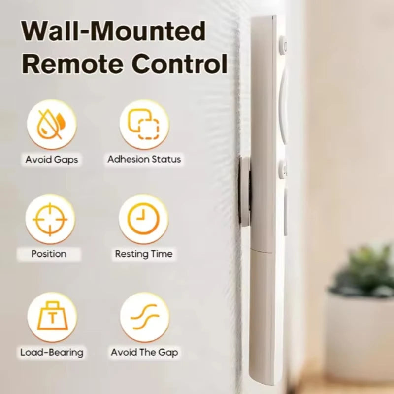 Magnetic Remote Control Holder Wall Mount Storage Hook for Home - 9
