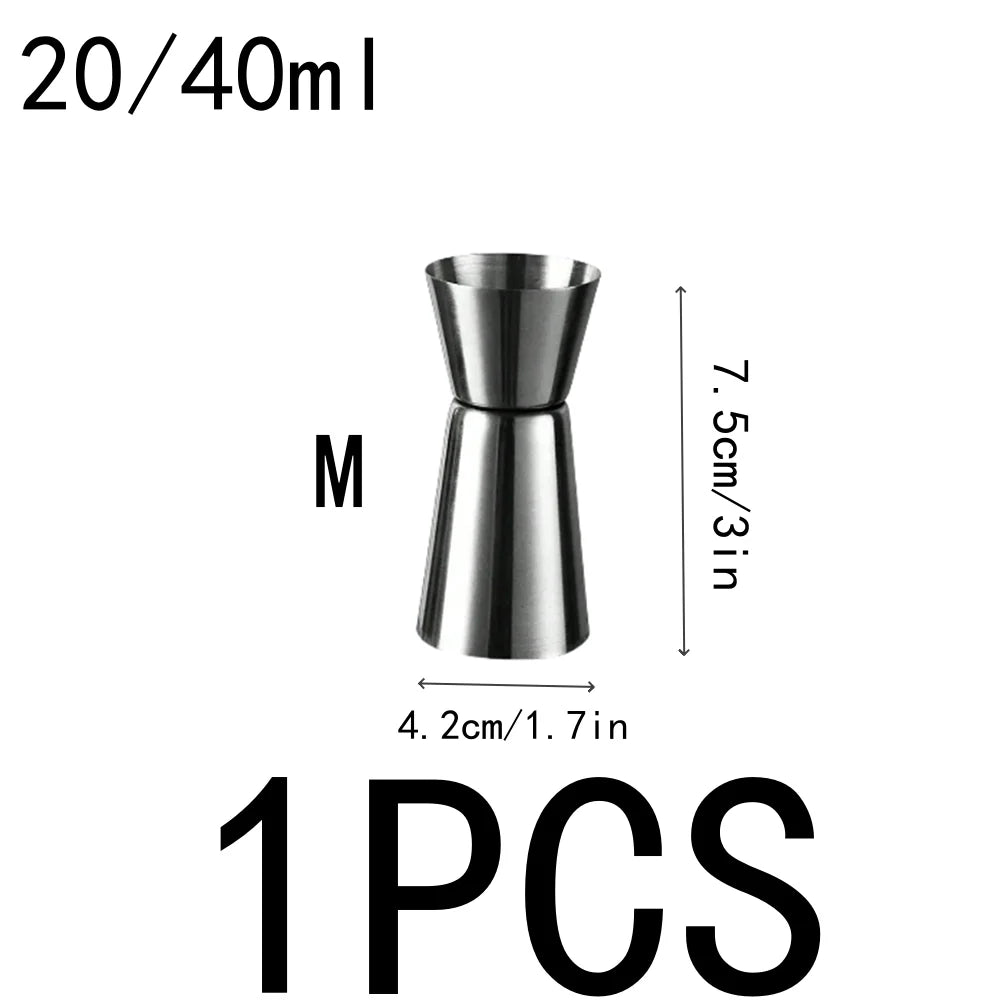 Japanese Cocktail Jigger Stainless Steel Drink Measuring Cup Bar Tool - 18
