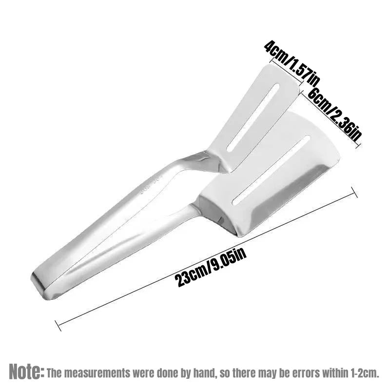 Stainless Steel Steak Spatula Tongs Multifunctional Kitchen Grill Clamp - 6