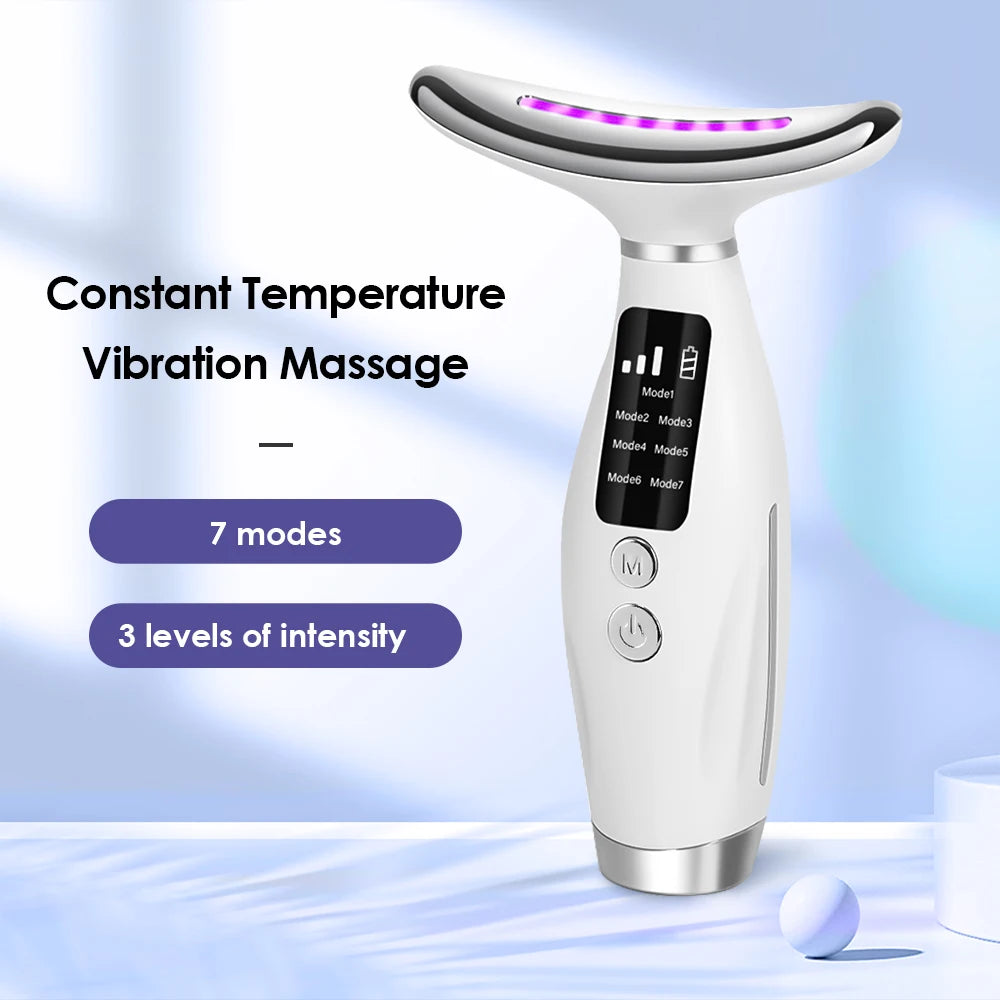 LED Neck Beauty Instrument Face Lifting Massager