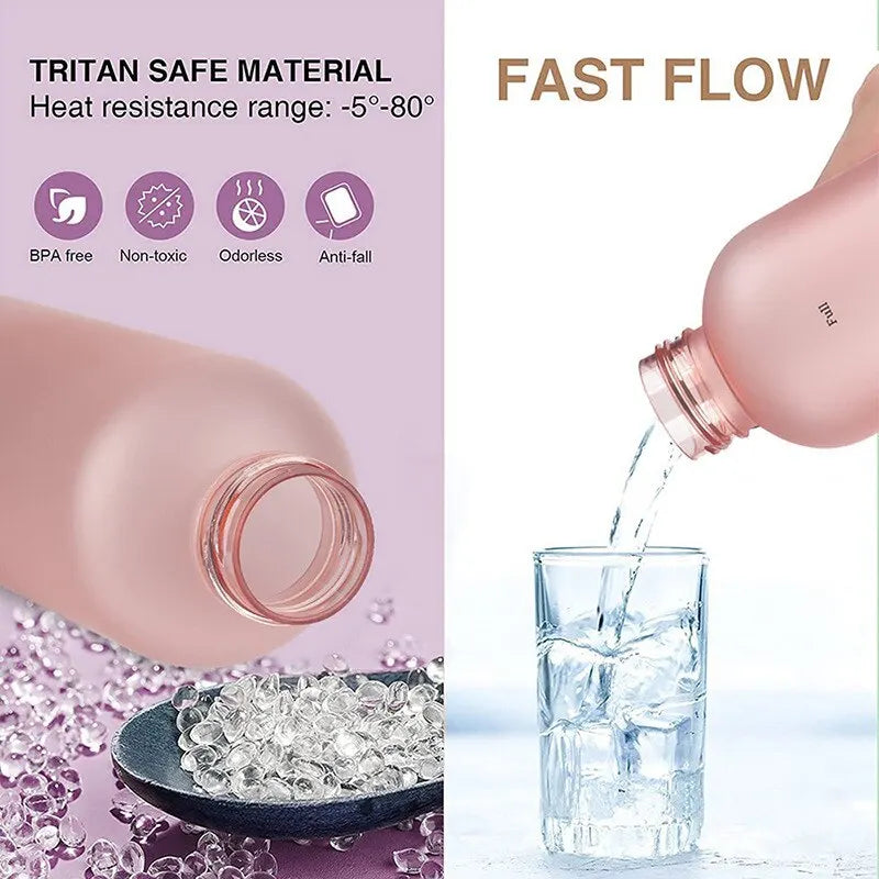 1L Motivational Water Bottle with Time Marker Leakproof Fitness Flask - 4