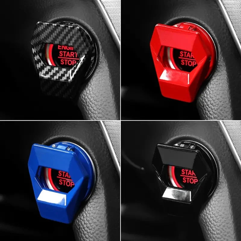 Car Engine Start Stop Button Cover Ignition Switch Protector Flip Cap