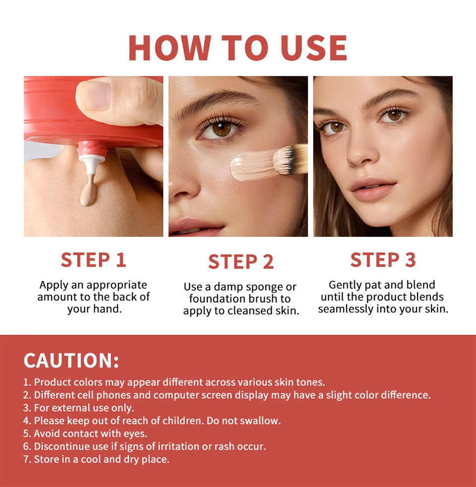 Hydrating Glow Skin Tint Liquid Foundation Makeup Base - 16