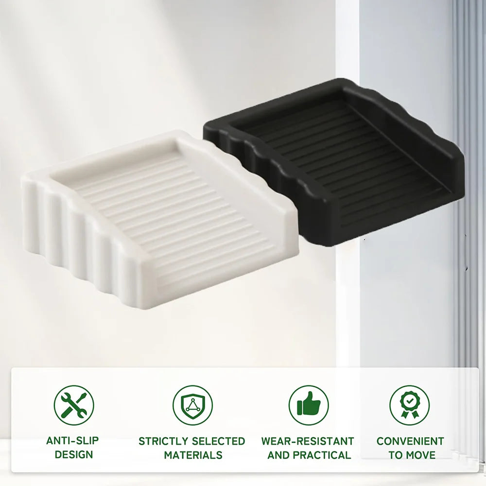 Anti-Slip Door Stopper Rubber Door Wedge Floor Protector Set - 11