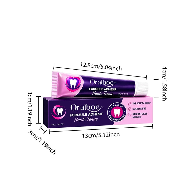 Silicone Denture Adhesive Cushion Stabilizing Pad