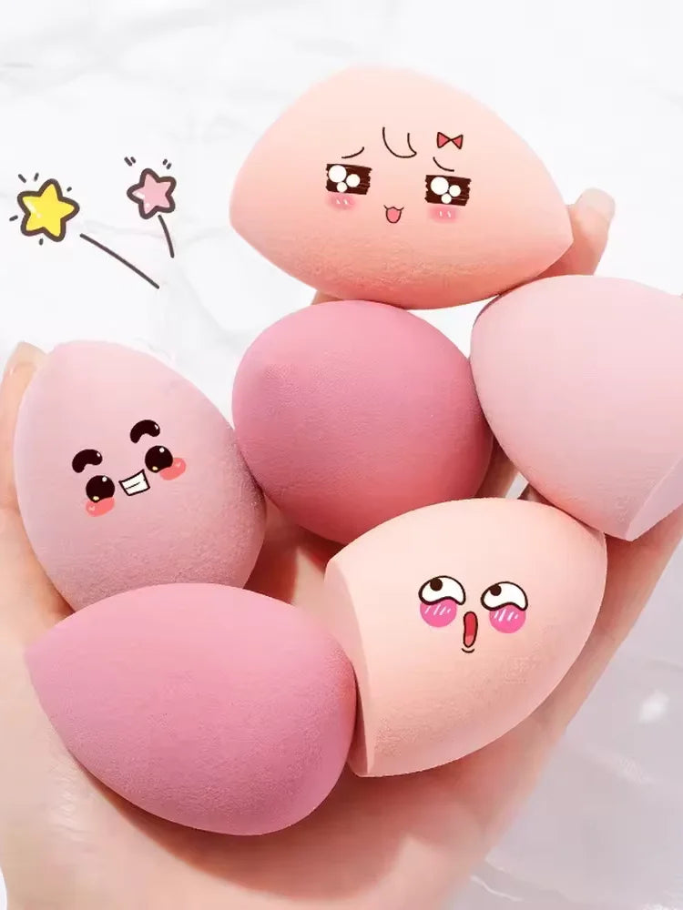4pcs Makeup Sponge Set Beauty Blender Foundation Cosmetic Puff with Case - 7