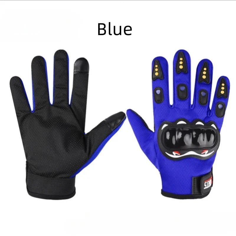 Full Finger Cycling Gloves Touch Screen Motorcycle Protective Gear - 8