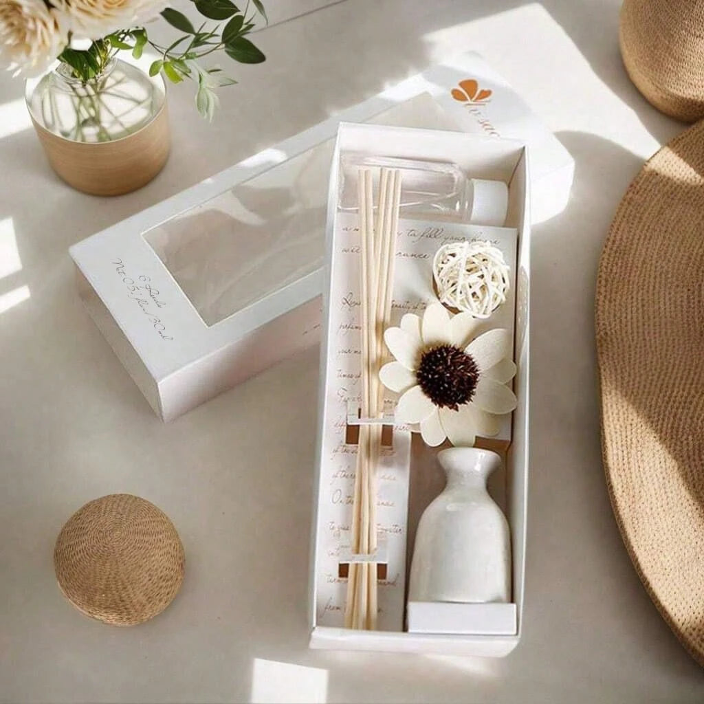 Aromatherapy Reed Diffuser Set Home Fragrance Air Freshener Gift