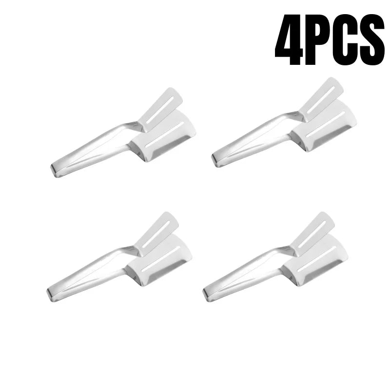 Stainless Steel Steak Spatula Tongs Multifunctional Kitchen Grill Clamp - 25