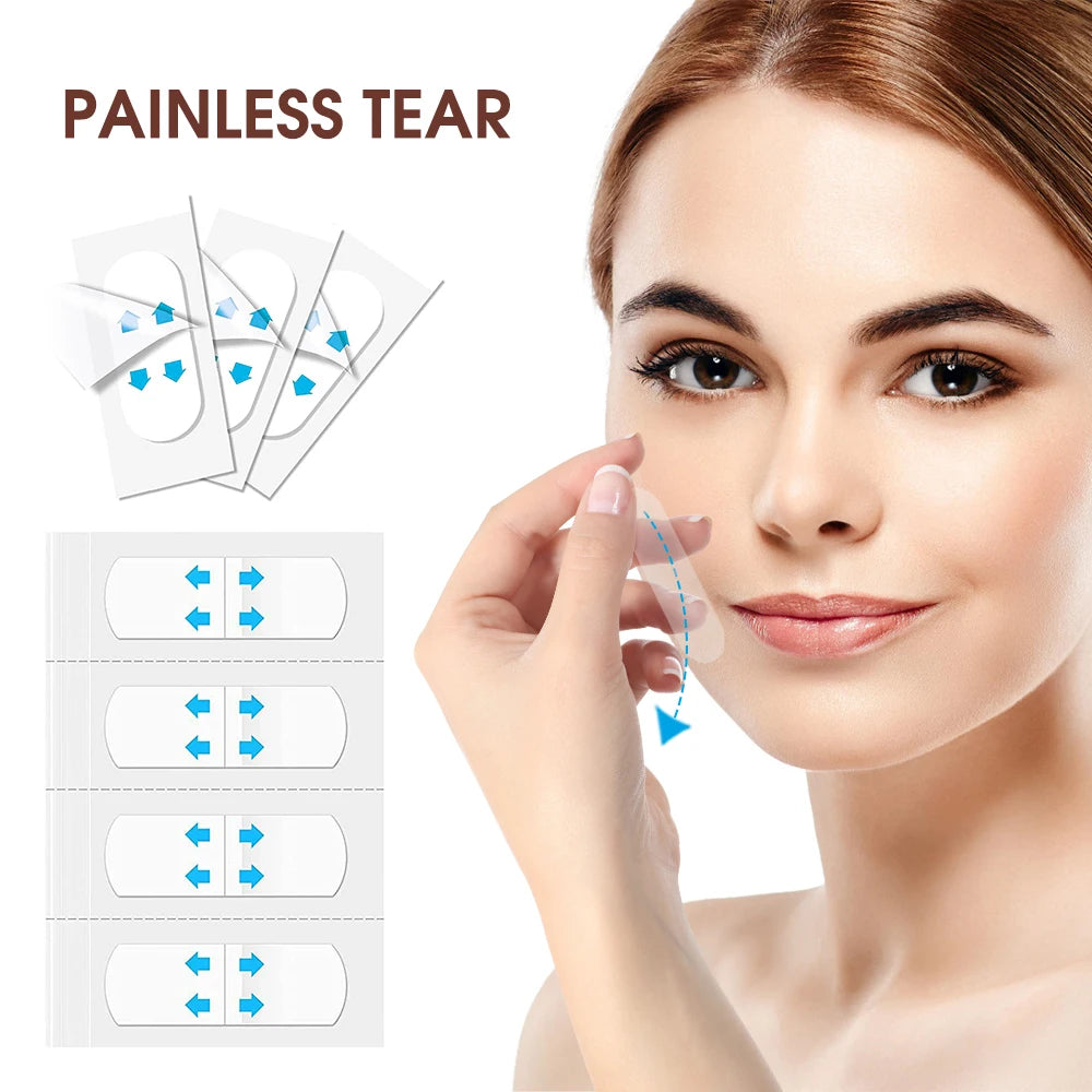 Invisible Face Lift Tape V Shape Skin Tightening Patches - 11
