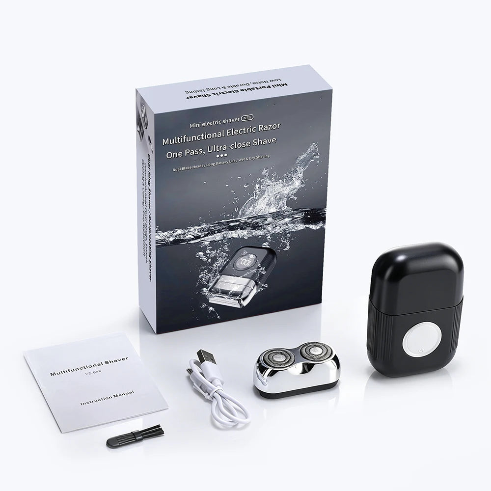 Electric Foil Shaver Portable Mini Razor Trimmer