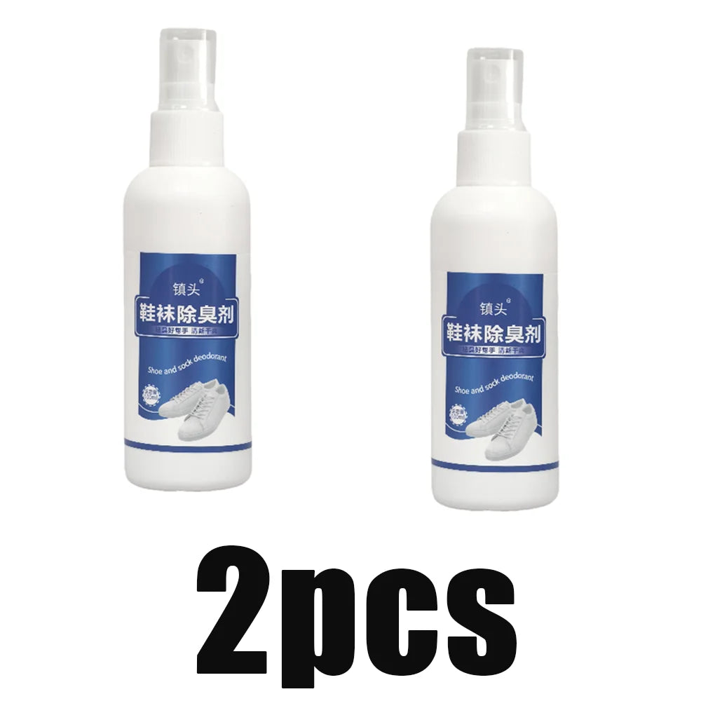 Shoe and Sock Deodorizing Spray Antibacterial Footwear Odor Remover