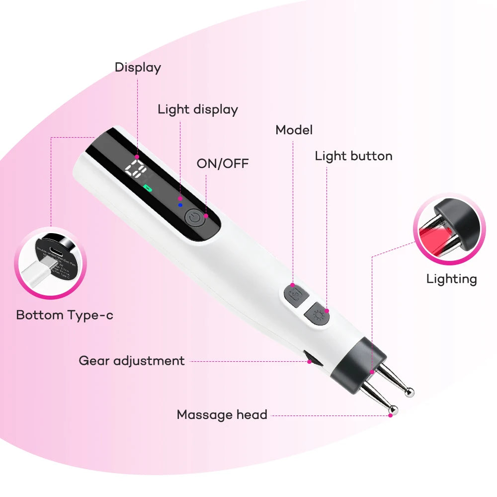 Multifunctional Electric Double Head Meridian Massage Pen