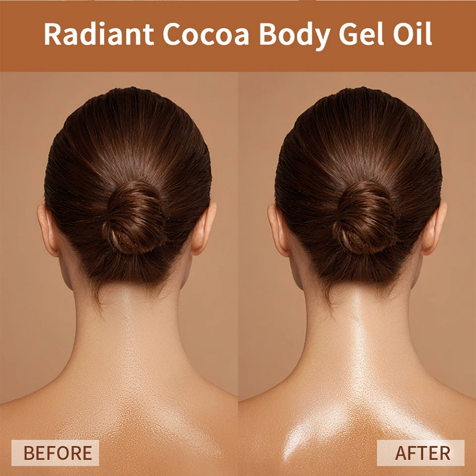 Cocoa Body Oil Gel Moisturizing Hydration for Dry Skin Care - 11
