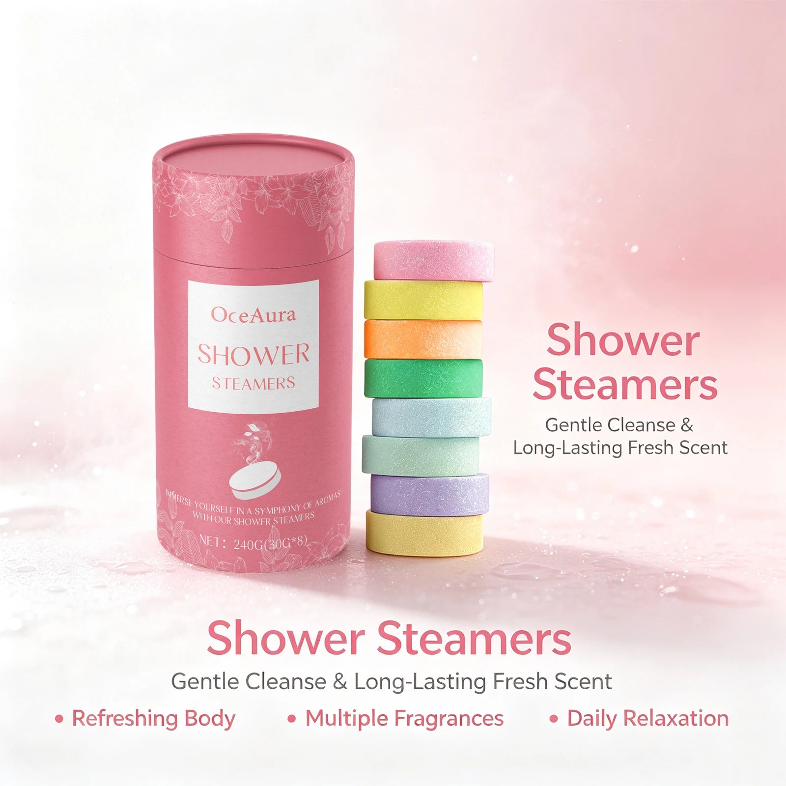 OceAura Aromatherapy Shower Steamers Relaxing Bath Tablets - 3