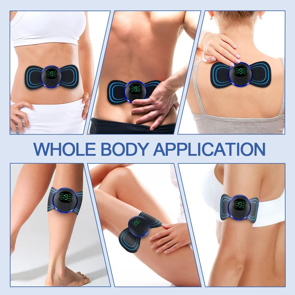 Smart Electric Neck Massager Portable Cervical Massage Patch Tool
