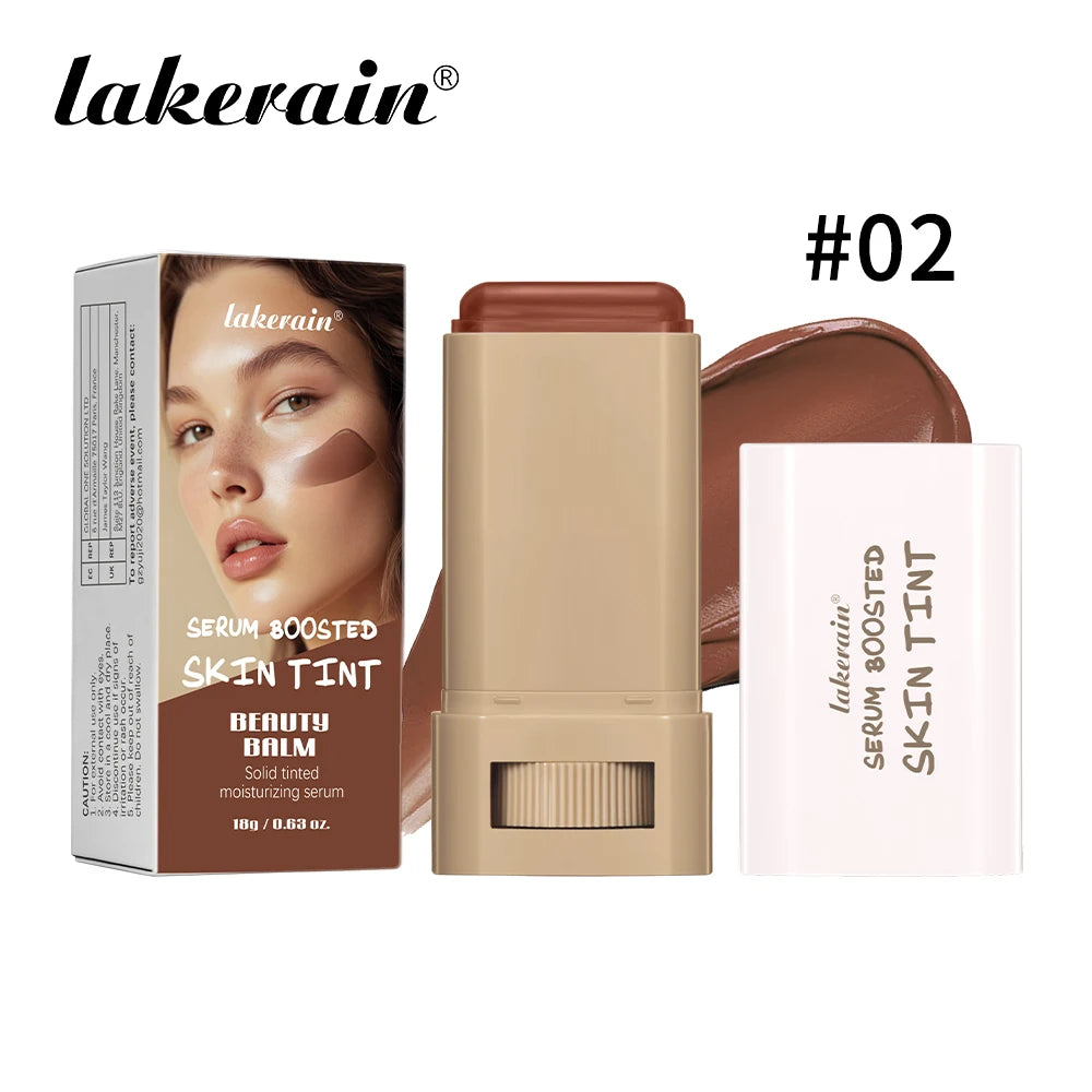 Serum Boosted Skin Tint Foundation Stick Balm Smooth Concealer Makeup