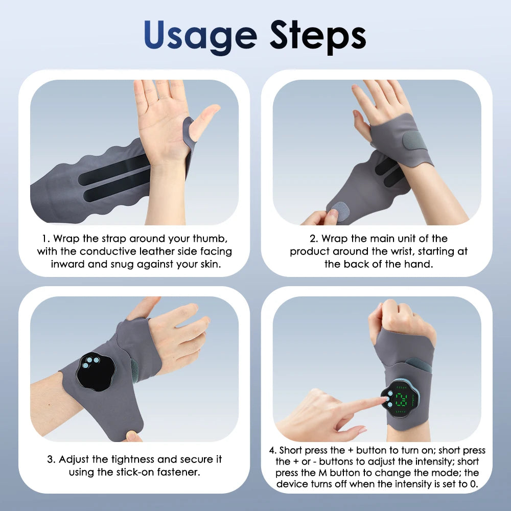EMS Microcurrent Wrist Massager Brace