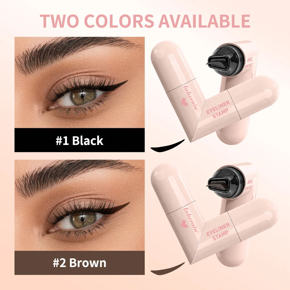 Triangle Liquid Eyeliner Stamp Waterproof Winged Pencil Pen