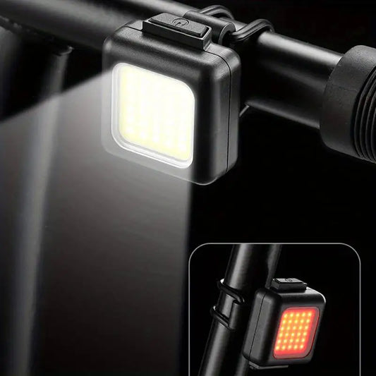 2 Pack Mini LED Bike Light Waterproof Bicycle Front and Tail Flashlight