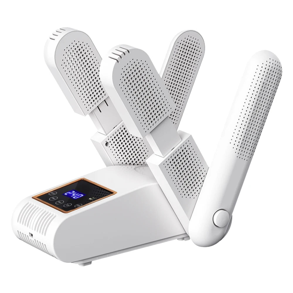 Dual V Portable Electric Shoe Dryer Boot Heater with Smart LED Timer
