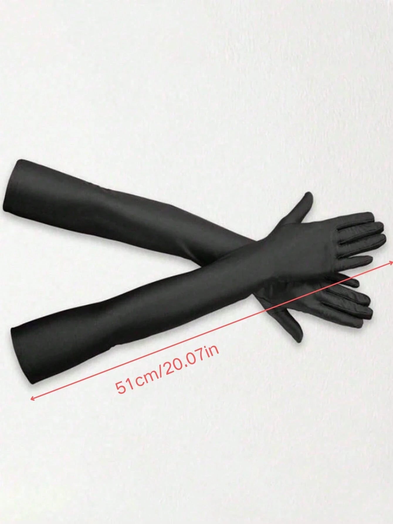 Women Long Elbow Length Spandex Gloves Elegant Wedding Party Sun Protection - 6