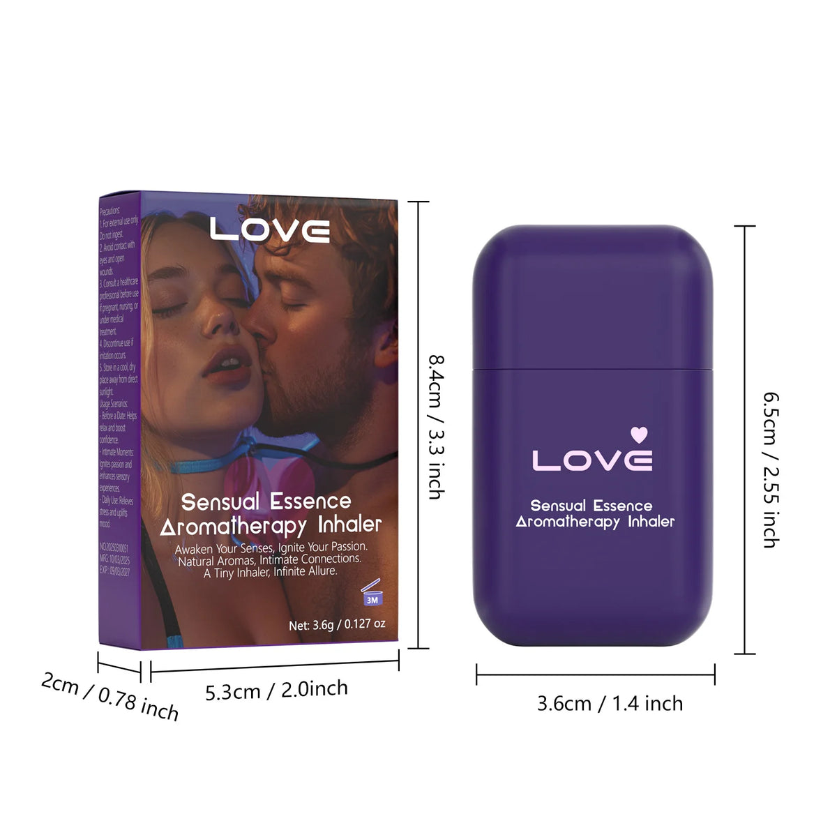Double Hole Vitality Energy Stick Aromatherapy Inhaler