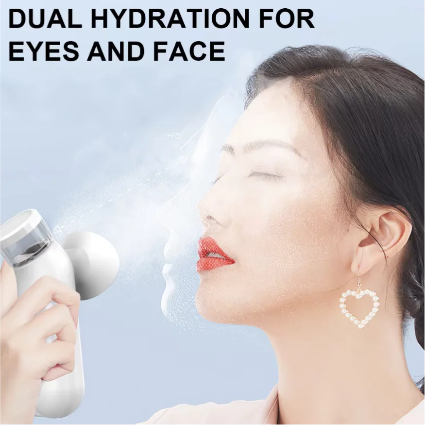 2 in 1 Portable Eye Mist Steam Sprayer Facial Moisturizing Steamer - 3